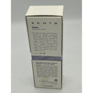 Zents Lotion PETAL Shea Butter Cream Body & Hand Lotion 6 oz / 180 ml NEW